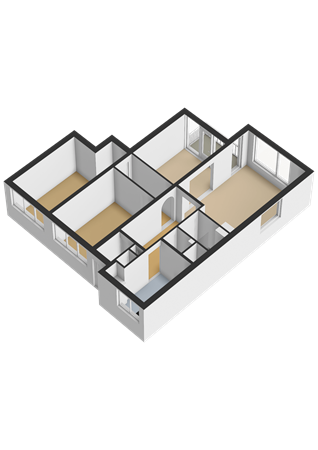 Floorplan - Vechtplantsoen 14-1, 3554 TB Utrecht